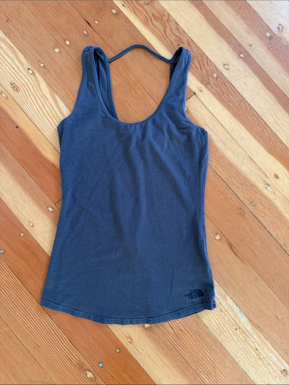 The North Face Grey Scoop Neck Tank Top XS